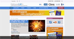 Desktop Screenshot of editionscdp.fr